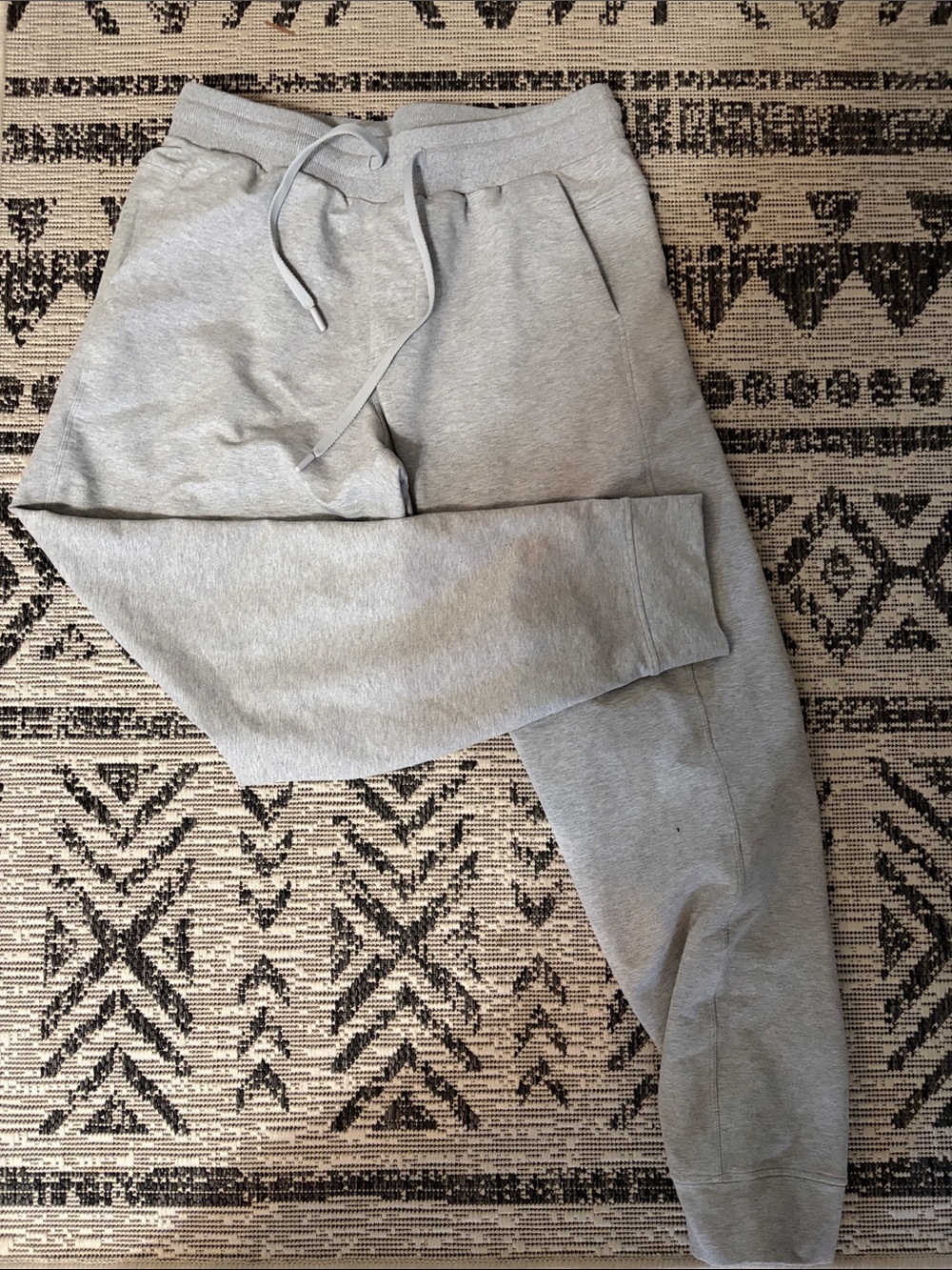 Men's Light Gray Jogger Sweatpants